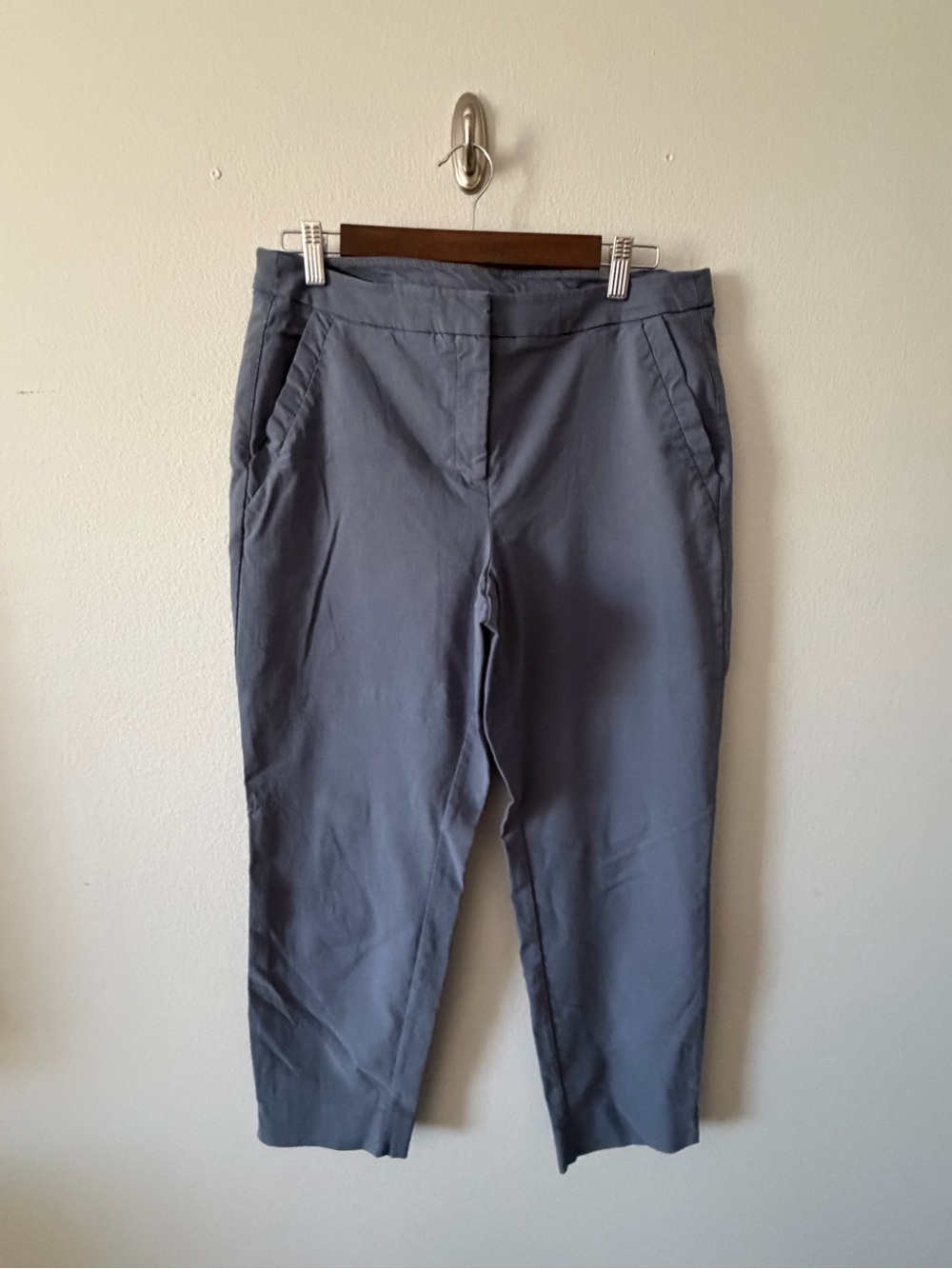Women’s Gray Blue Casual Chinos - Tailored Everyday Fit